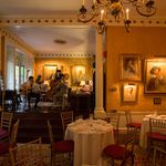 The Alcove off the Kinstler Room, where musicians will play during dinners at Edwin's<br>
